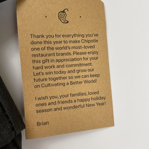 Chipotle Rolltop Backpack Laptop Sleeve Zip Closure Inside Divider Padded Canvas - Picture 4 of 10